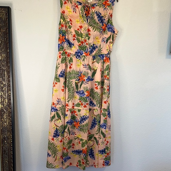 Style & Co. Orange Sleeveless Midi Sundress - Picture 1 of 5